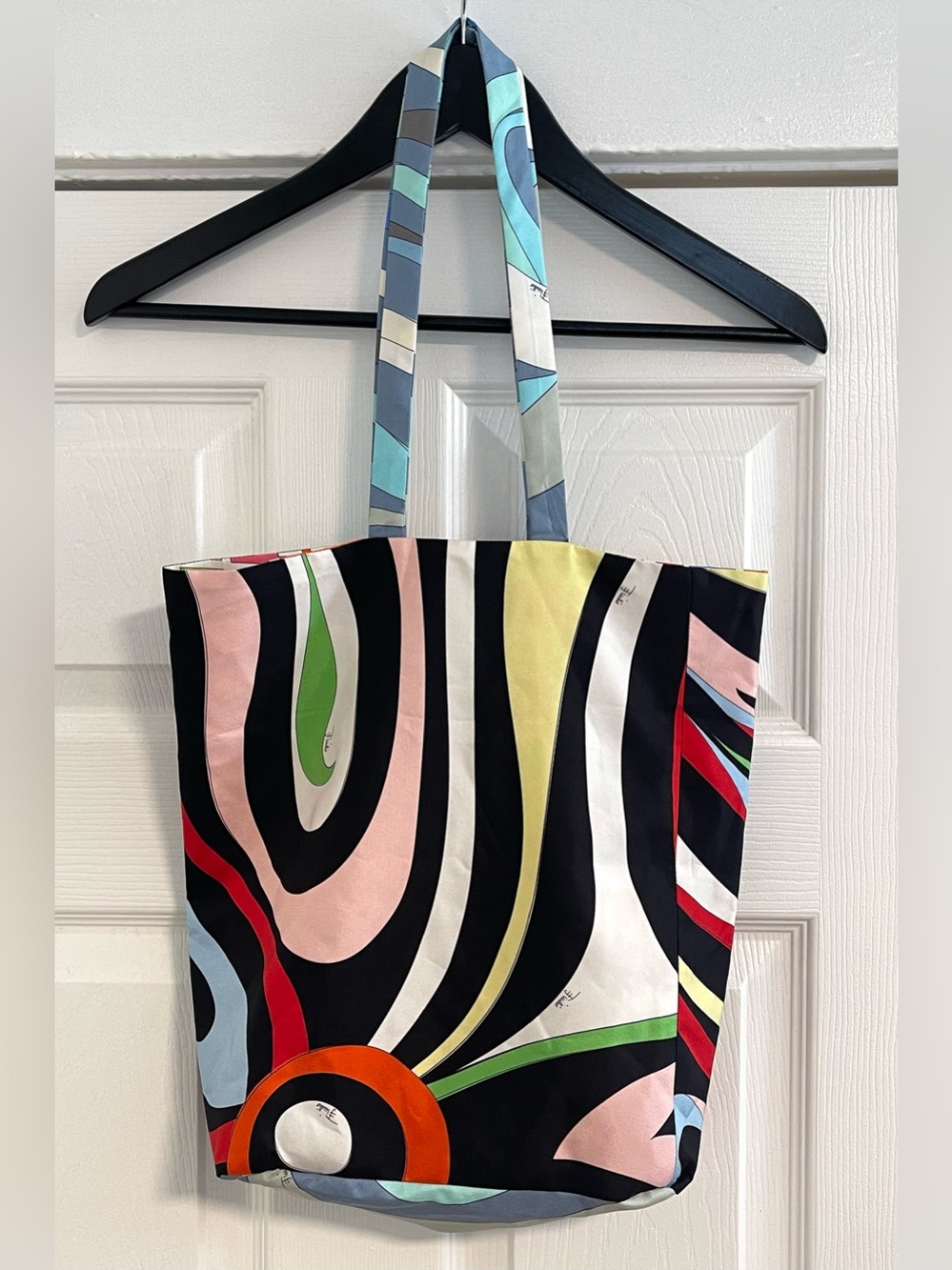 Emilio Pucci Reversible Gallery Silk Tote Bag Multicolor 🚨Very Limited 🚨